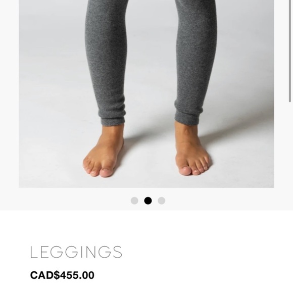 black goat cashmere Pants - BNWT Black Goat Cashmere Leggings